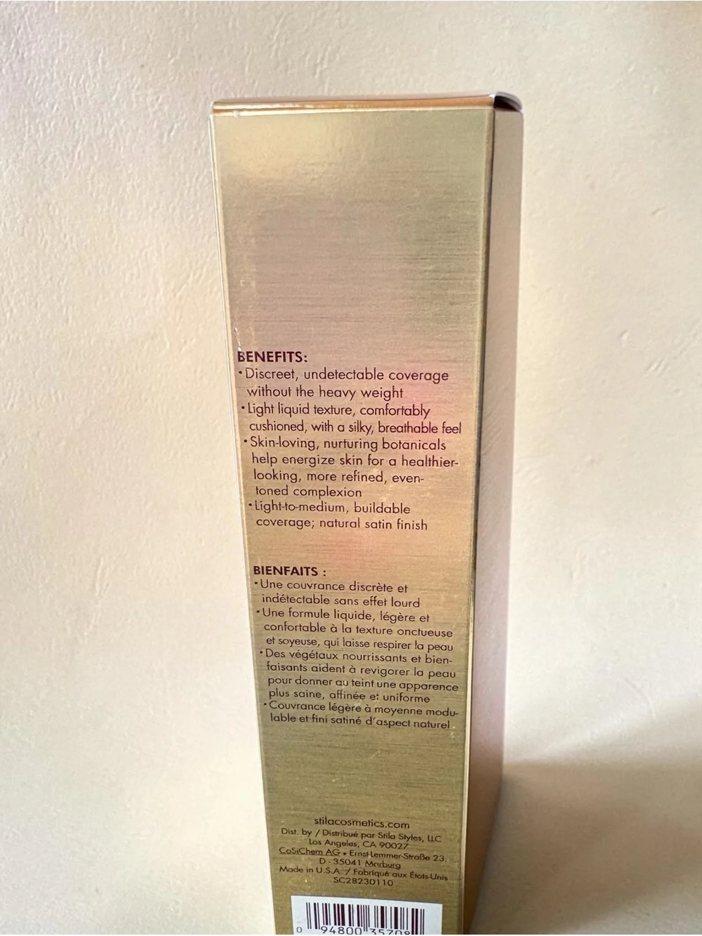 Stila Hide & Chic Fluid Foundation - tan/deep 3